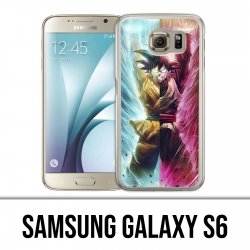 Carcasa Samsung Galaxy S6 - Dragon Ball Black Cartoon Goku