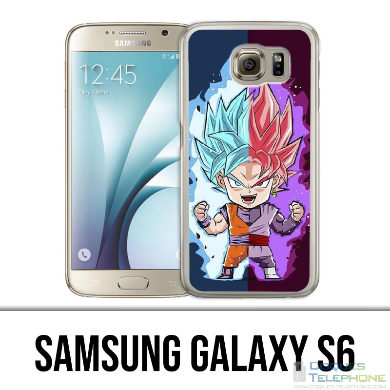 Samsung Galaxy S6 Hülle - Dragon Ball Black Goku