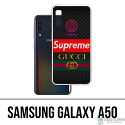Coque Samsung Galaxy A50 - Versace Supreme Gucci