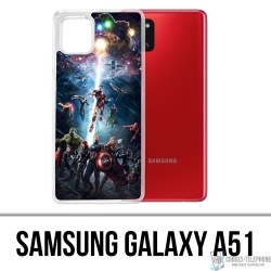 Custodia per Samsung Galaxy A51 - Avengers contro Thanos