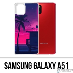 Custodia per Samsung Galaxy A51 - Viola Miami Beach