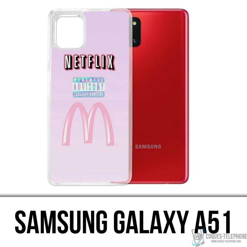 Custodia Samsung Galaxy A51 - Netflix e Mcdo