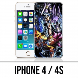 Coque iPhone 4 / 4S - Dragon Ball Goku Vs Beerus