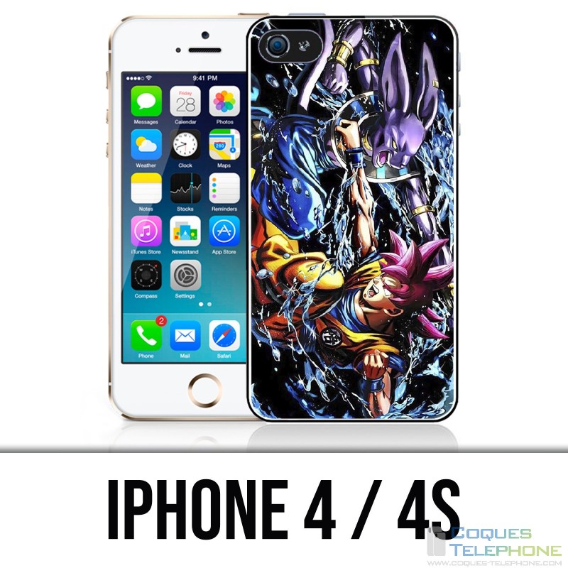Custodia per iPhone 4 / 4S - Dragon Ball Goku Vs Beerus