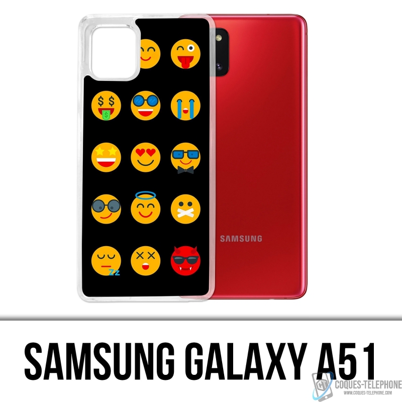 Custodia per Samsung Galaxy A51 - Emoji