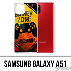Samsung Galaxy A51 case - Gamer Zone Warning