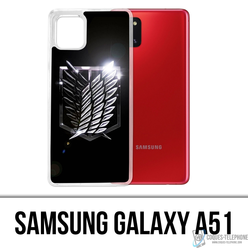 Funda Samsung Galaxy A51 - Logotipo de Attack On Titan