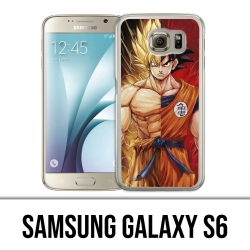 Samsung Galaxy S6 Hülle - Dragon Ball Goku Super Saiyan