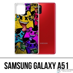 Coque Samsung Galaxy A51 - Manettes Jeux Video Monstres