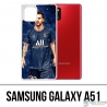 Coque Samsung Galaxy A51 - Messi PSG Paris Splash
