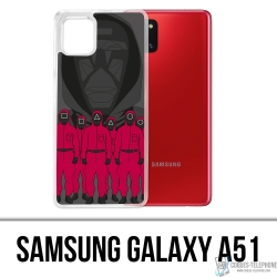 Coque Samsung Galaxy A51 - Squid Game Cartoon Agent