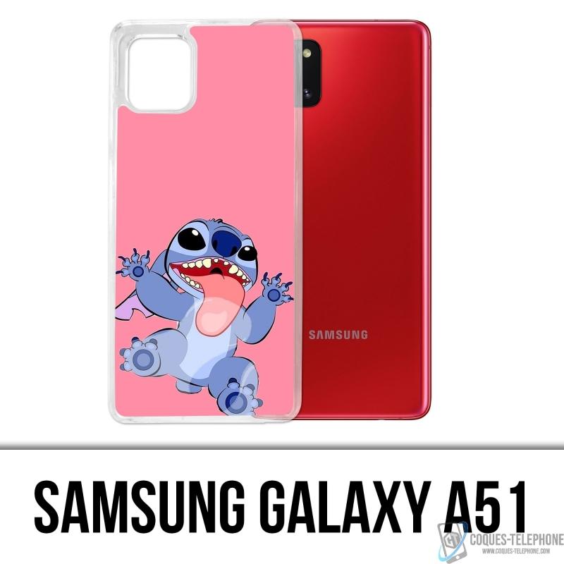 Coque Samsung Galaxy A51 - Stitch Langue