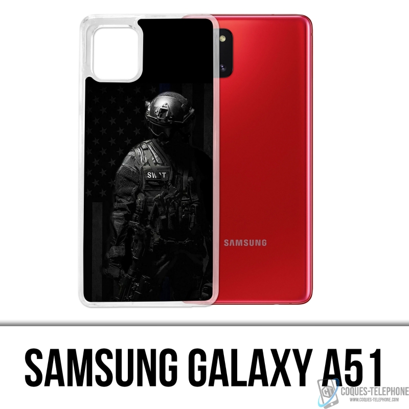 Coque Samsung Galaxy A51 - Swat Police Usa