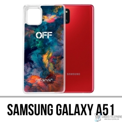 Samsung Galaxy A51 Case - Off White Color Cloud