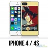 Coque iPhone 4 / 4S - Dragon Ball Hope Goku