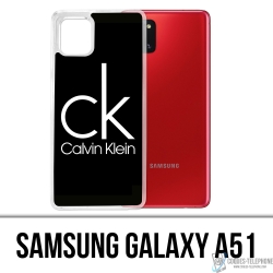 Samsung Galaxy A51 Case - Calvin Klein Logo Schwarz