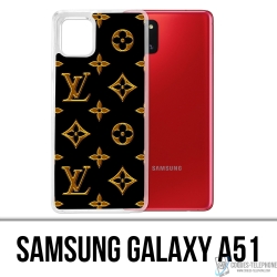 Coque Samsung Galaxy A51 - Louis Vuitton Gold