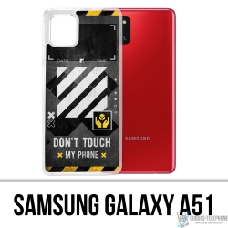 Custodia per Samsung Galaxy A51 - Bianco sporco incluso il telefono touch