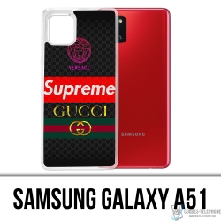 Coque Samsung Galaxy A51 - Versace Supreme Gucci
