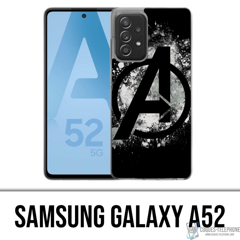 Coque Samsung Galaxy A52 - Avengers Logo Splash