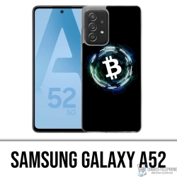Custodia Samsung Galaxy A52 - Logo Bitcoin