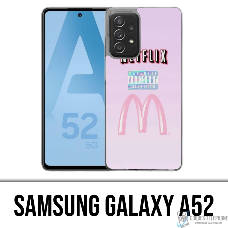 Funda Samsung Galaxy A52 - Netflix y Mcdo