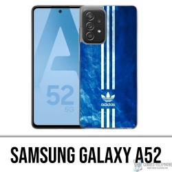 Coque Samsung Galaxy A52 - Adidas Bandes Bleu