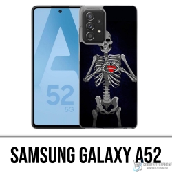Coque Samsung Galaxy A52 - Coeur Squelette