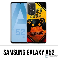 Coque Samsung Galaxy A52 - Gamer Zone Warning