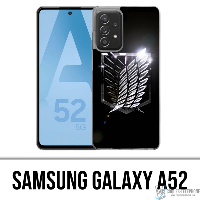 Coque Samsung Galaxy A52 - Logo Attaque Des Titans