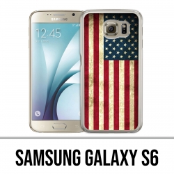 Coque Samsung Galaxy S6 - Drapeau Usa