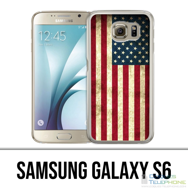 Carcasa Samsung Galaxy S6 - Bandera USA