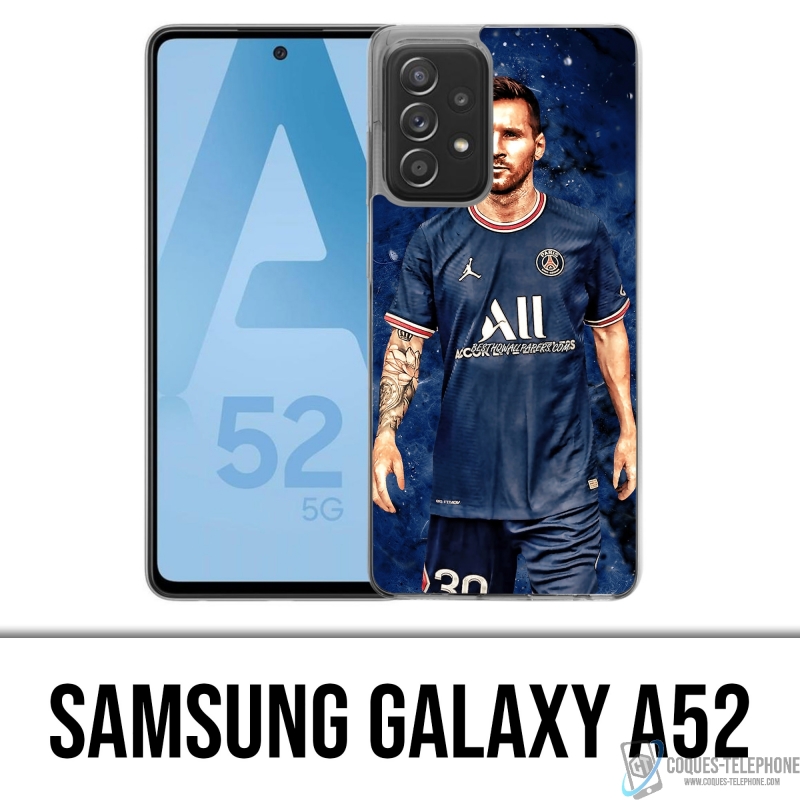 Cover Samsung Galaxy A52 - Messi PSG Paris Splash
