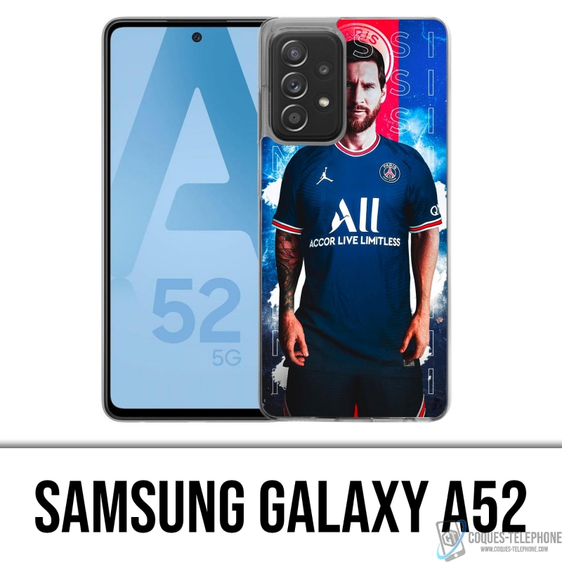 Coque Samsung Galaxy A52 - Messi PSG