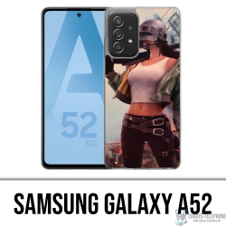 Cover Samsung Galaxy A52 - Ragazza PUBG
