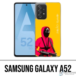 Cover per Samsung Galaxy A52 - Squid Game Soldier Cartoon