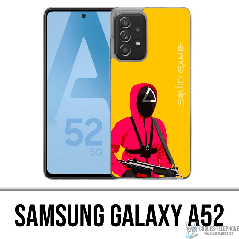Funda Samsung Galaxy A52 - Squid Game Soldier Cartoon