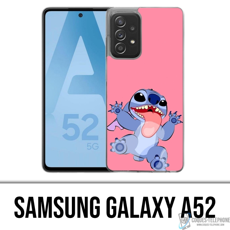 Coque Samsung Galaxy A52 - Stitch Langue