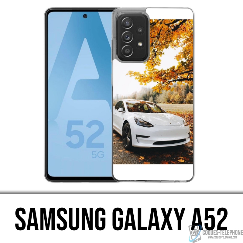 Samsung Galaxy A52 case - Tesla Autumn