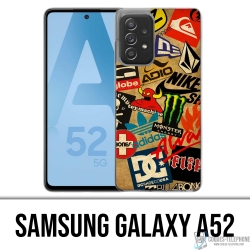 Coque Samsung Galaxy A52 - Skate Logo Vintage