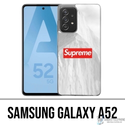 Coque Samsung Galaxy A52 - Supreme Montagne Blanche