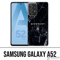 Samsung Galaxy A52 Case - Givenchy Schwarzer Marmor
