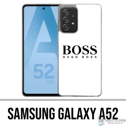 Coque Samsung Galaxy A52 - Hugo Boss Blanc