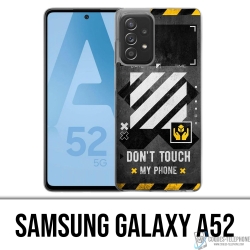 Custodia per Samsung Galaxy A52 - bianco sporco con telefono touch incluso