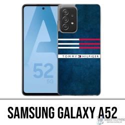Custodia per Samsung Galaxy A52 - Righe Tommy Hilfiger