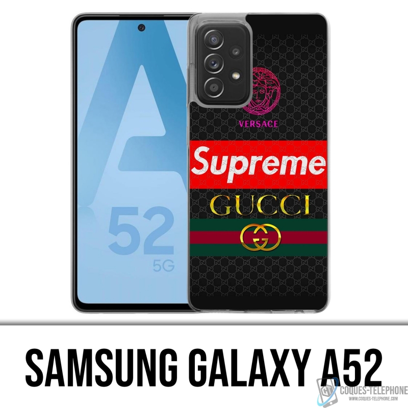 Cover Samsung Galaxy A52 - Versace Supreme Gucci