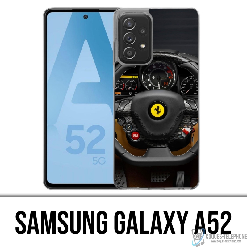 Coque Samsung Galaxy A52 - Volant Ferrari