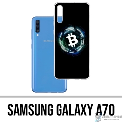 Custodia per Samsung Galaxy A70 - Logo Bitcoin