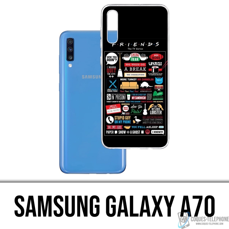 Coque Samsung Galaxy A70 - Friends Logo