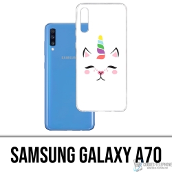 Coque Samsung Galaxy A70 - Gato Unicornio